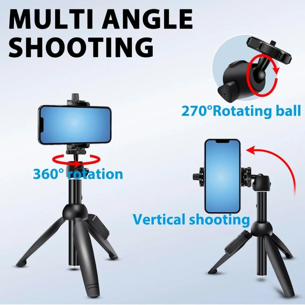 Selfie stick tripod 42 Inch Aluminum Alloy new model with Wireless Remote